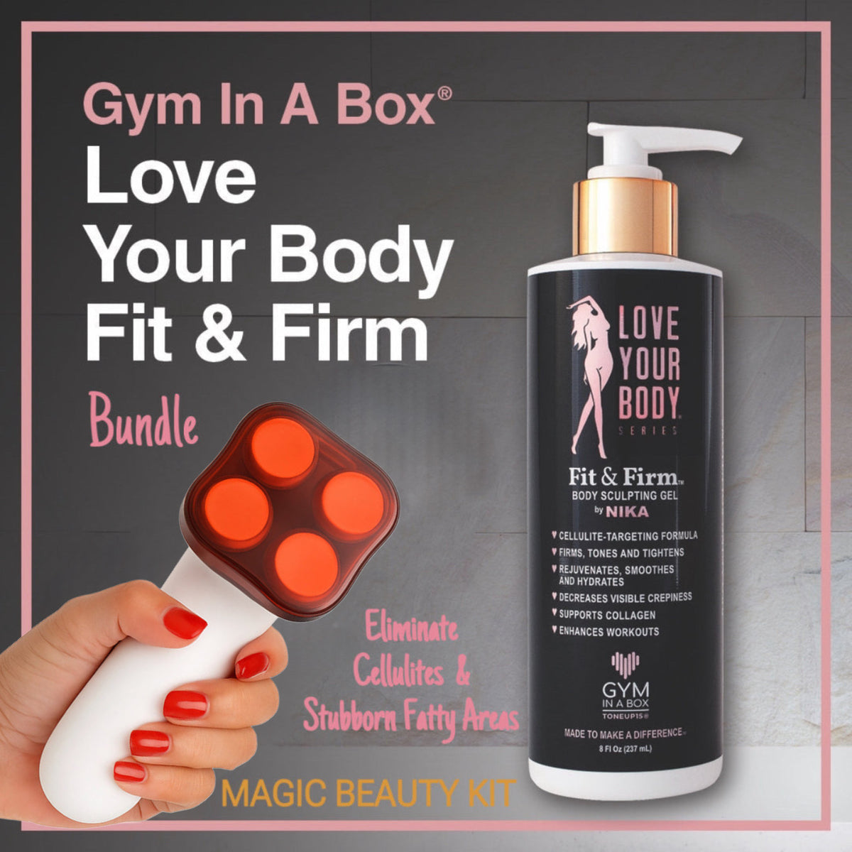 UltraFirm™ BeautyWand & FitGel Bundle | GYM IN A BOX®